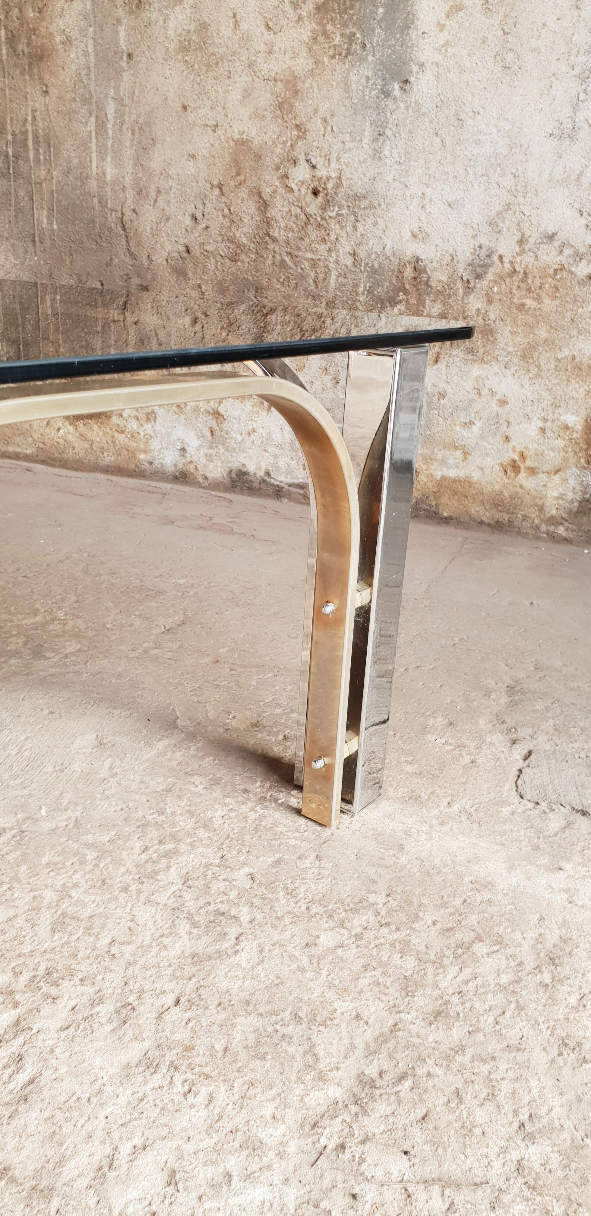 Table basse en verre