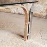 Glass coffee table
