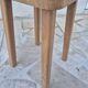 Tabouret ancien en bois massif