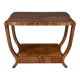 Console en placage de noyer, style art déco – XXe