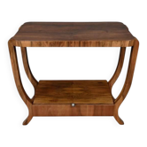Console in walnut veneer, Art Deco style – 20th century