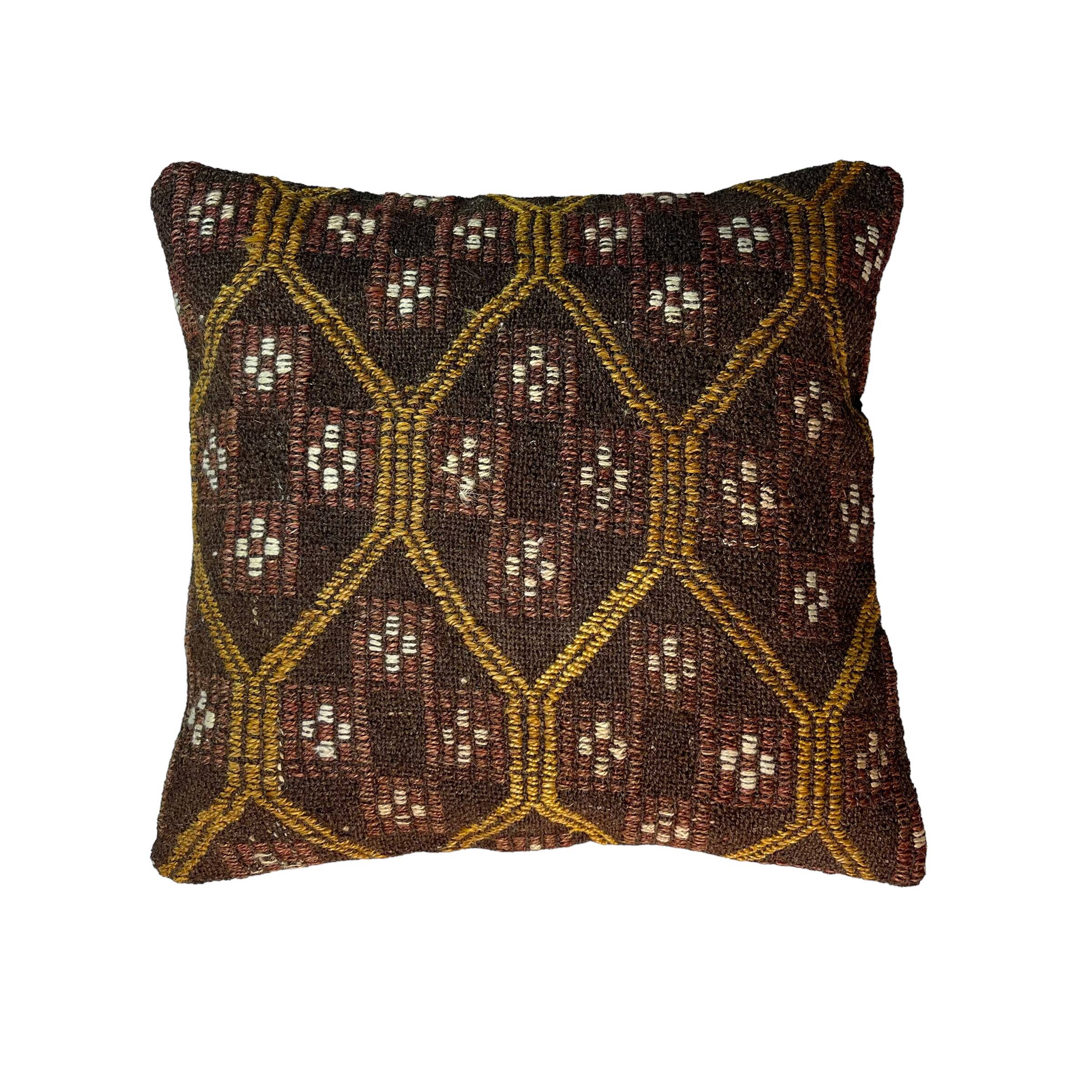 Housse de coussin Kilim turque vintage, 45 x 45 cm