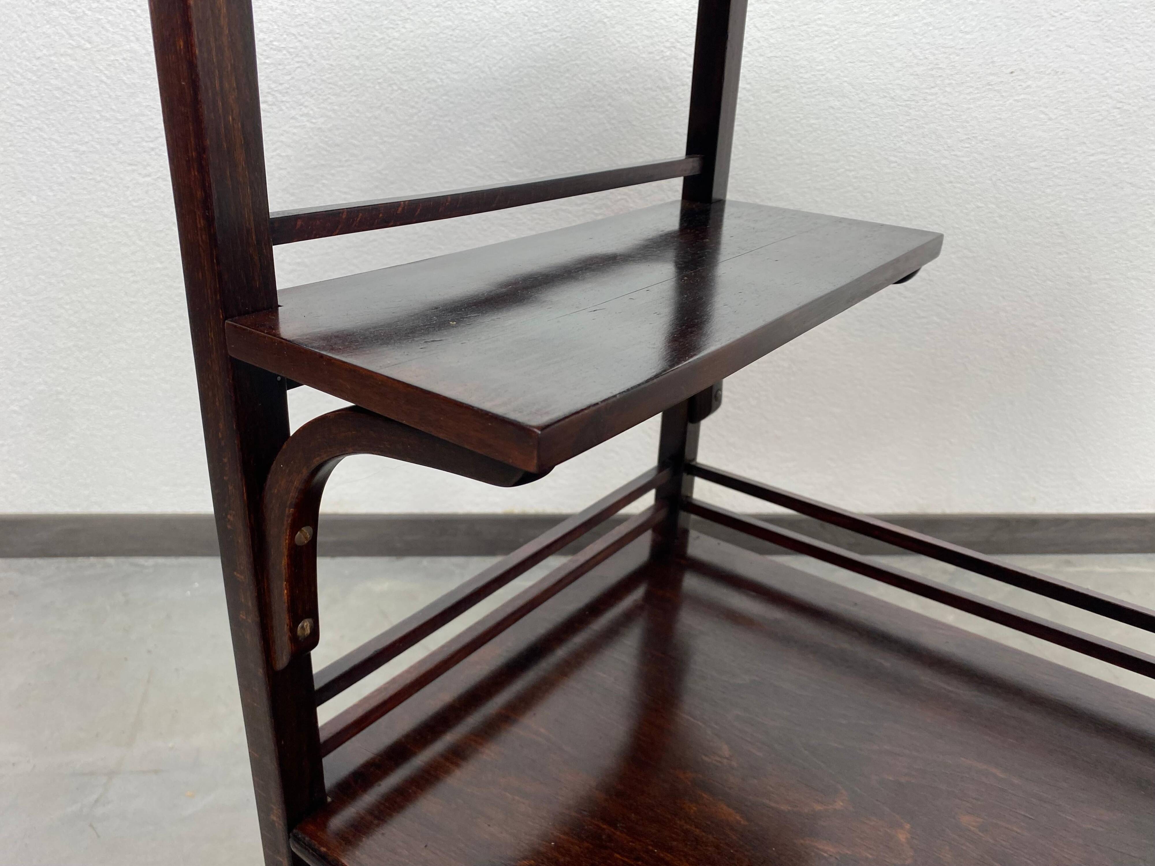 Vienna Secession shelf attributed to Koloman Moser and Otto Wagner executed by Fischel.