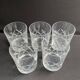 5 verres à whisky – Cristal taillé