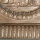 Repoussé copper plaque, early 19th century, in Neoclassical style.