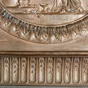 Plaque en cuivre repoussé, début 19ème, de style Néo-classique