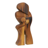 Wooden Sculpture – Attributed to Danish Modernism, 1970s
