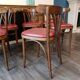 6 vintage bistro chairs