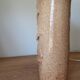 Large vintage glazed terracotta lamp base