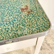 VINTAGE WOOD STOOL CHEST