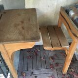 Vintage school table