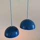 Vintage set of 2 Louis Poulsen Flowerpot - Verner Panton - Danish design lamps