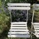 Paire d'anciennes chaises de jardin