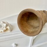 Raw wooden vase 19cm