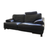 Sofa black leather la roche bobois