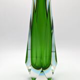 Vintage Sommerso Vase (large model) in Murano glass by Flavio Poli, Italy 1970