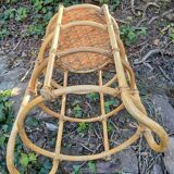 Wicker laundry basket