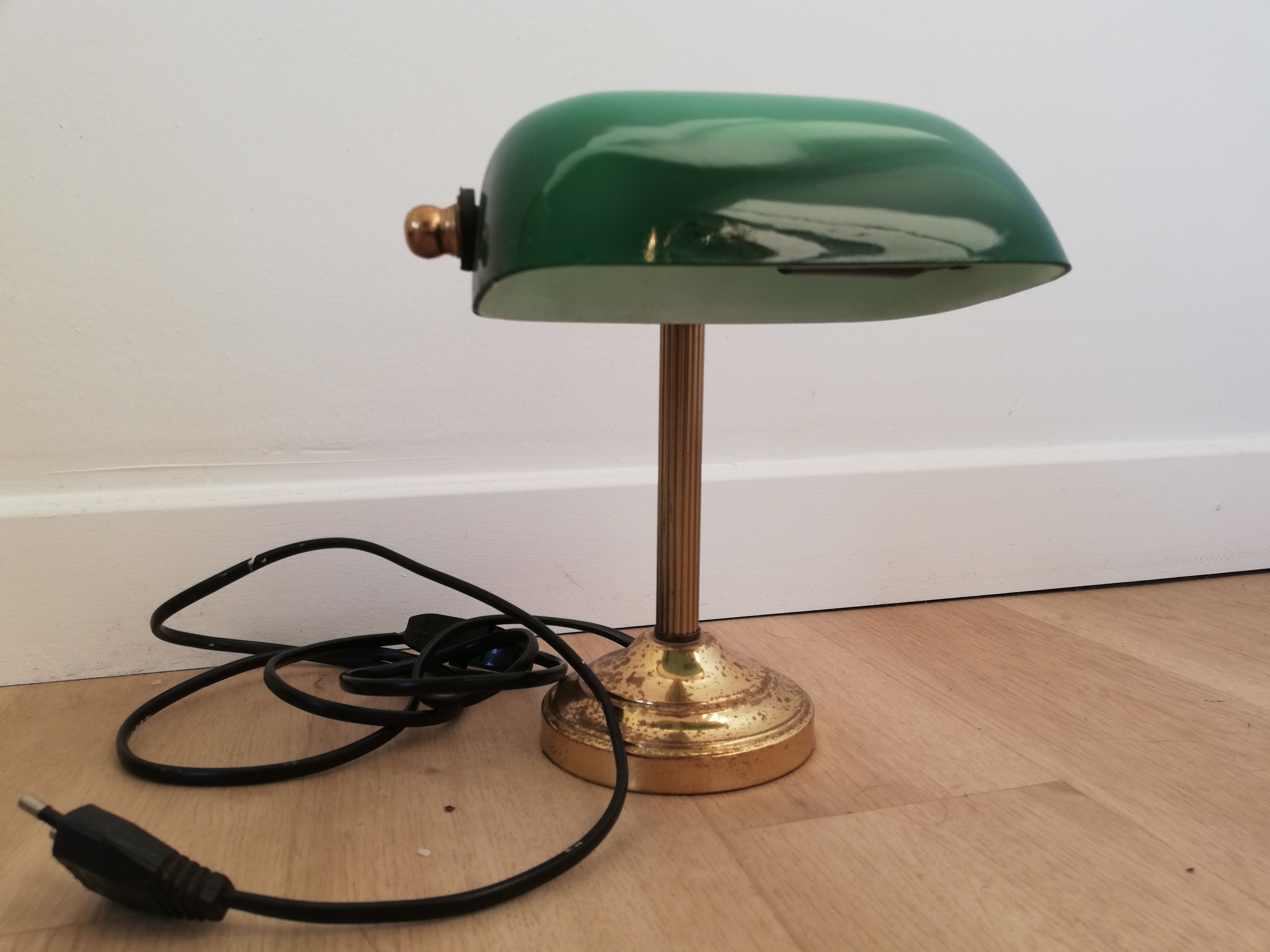 Lampe de notaire vintage avocat, années 70