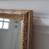 Gilded wooden mirror to hang or install