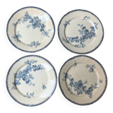 Set of 4 Sarreguemines Redcurrant flat plates