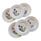 6 vintage dessert plates Badonviller model Crocus