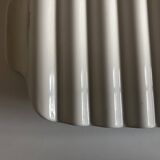 Plateau en faience ondulée Villeroy & Boch blanche 1970