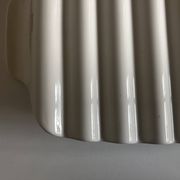 Villeroy & Boch white wavy earthenware tray 1970