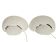 Ikea collectables - model V9704 - wall lamp(set) 2  - ceramic - 90's