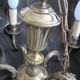 Lustre en bronze doré de style Louis XVI, à 5 feux