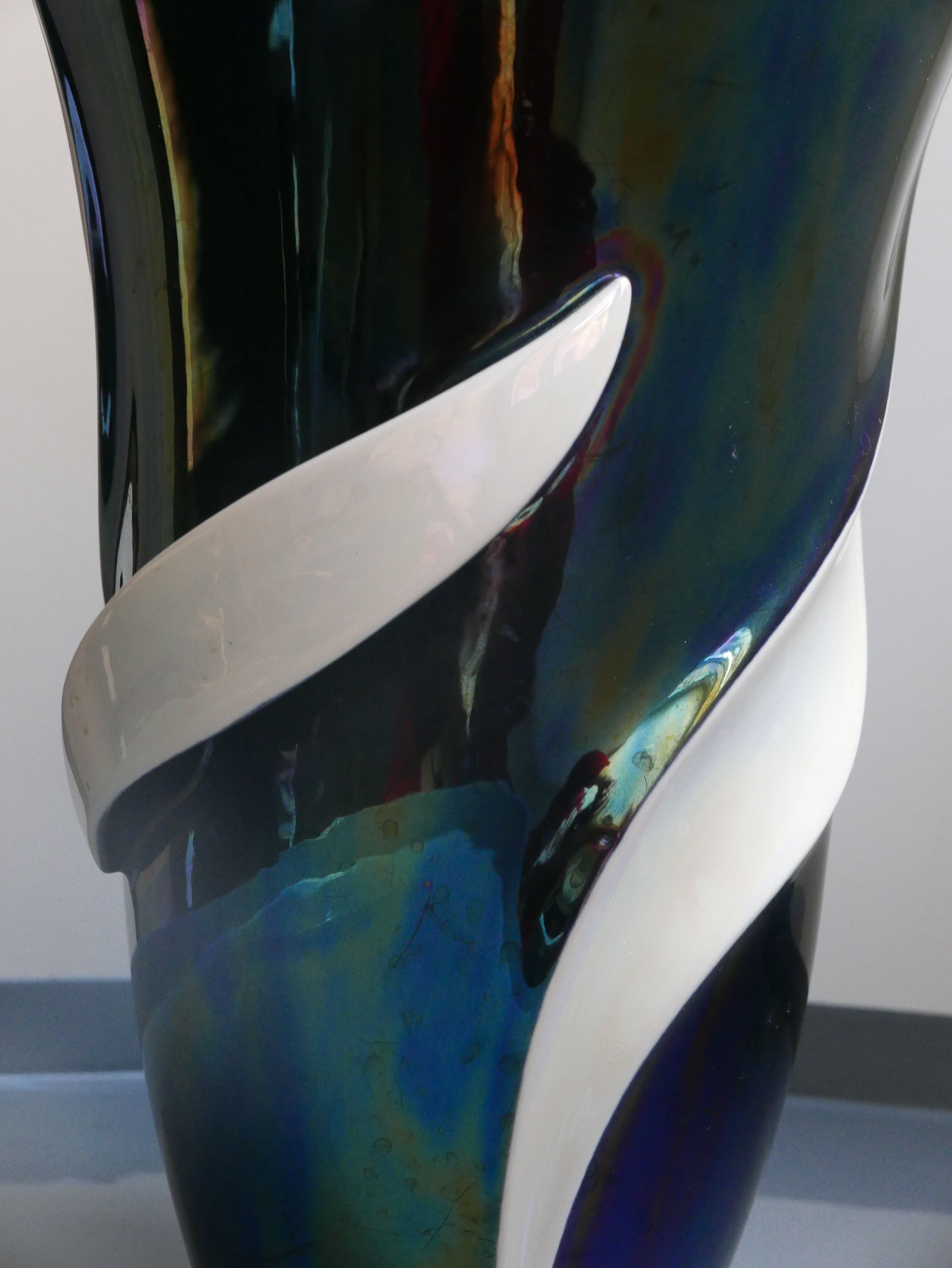 French ceramic vase 1950s