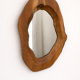 Miroir bois 1960 forme libre