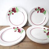 7 dessert plates Lunéville