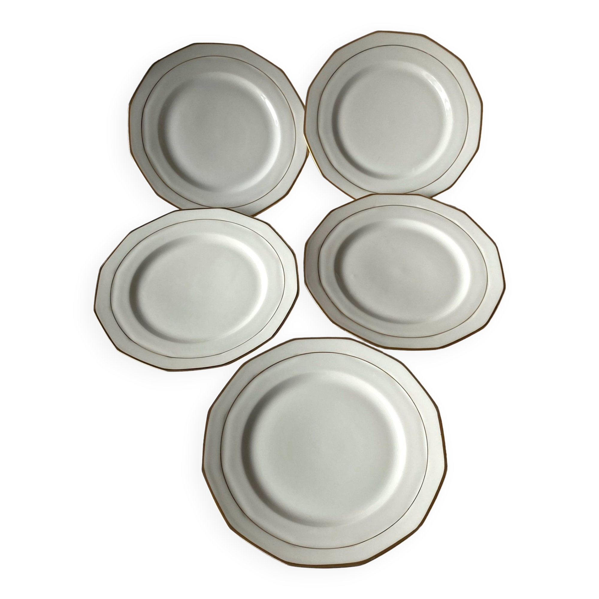 Limoges porcelain dessert plates