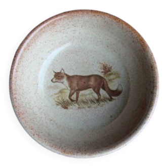 Vallauris dish with a fox
