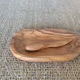 Wooden butter dish