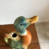 Ceramic duck decanter