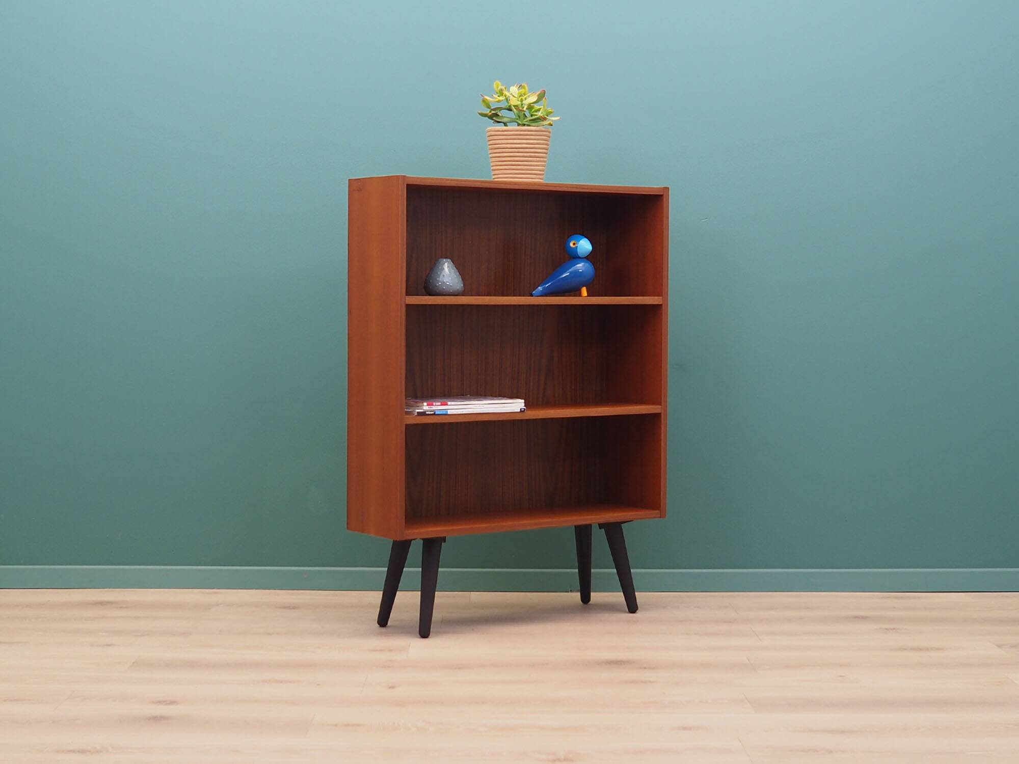 Teak bookcase, Danish design, 1970s, production: Denmark