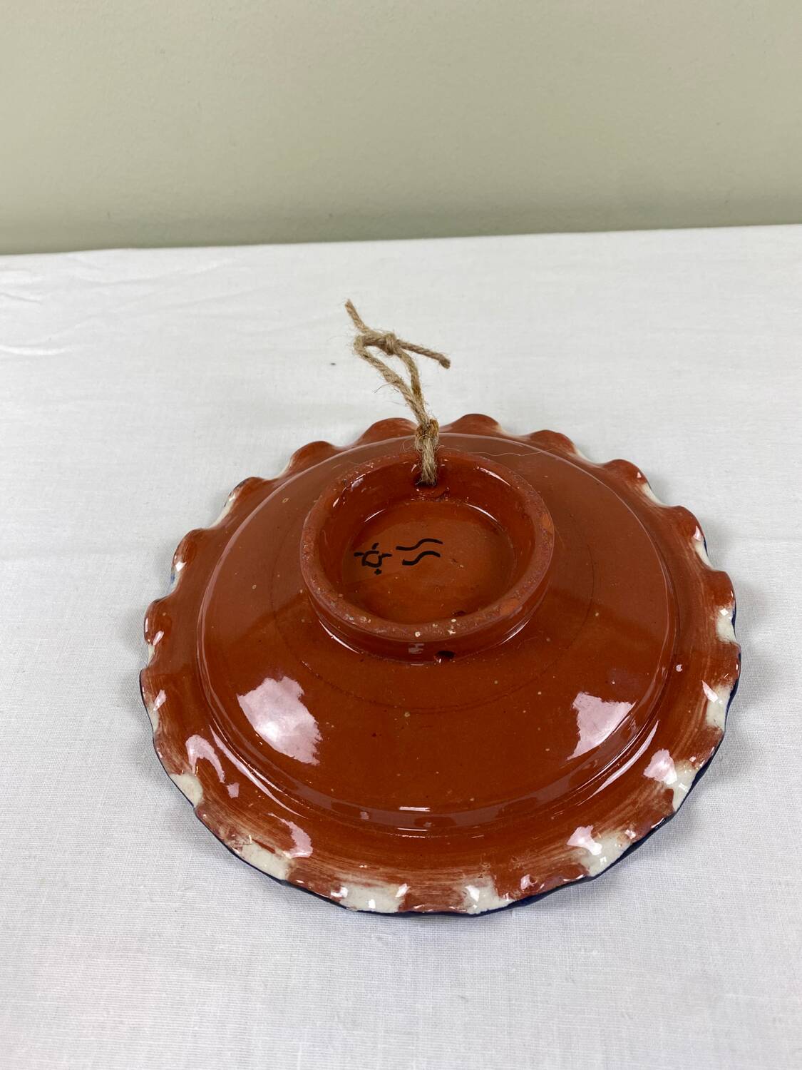 Decorative handcrafted plate