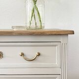 Louis XVI style chest of drawers known as sauteuse