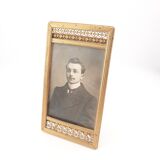 Victorian brass photo frame