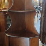 Old small Mahogany notch shelf