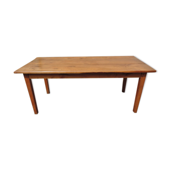 Old farm table in cherry tree