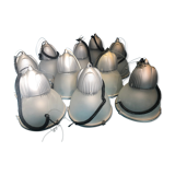 Set of 10 hanging lamps Berlino by iGuzzini