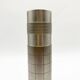 Vase rouleau brutaliste / aluminium brossé – 1960s