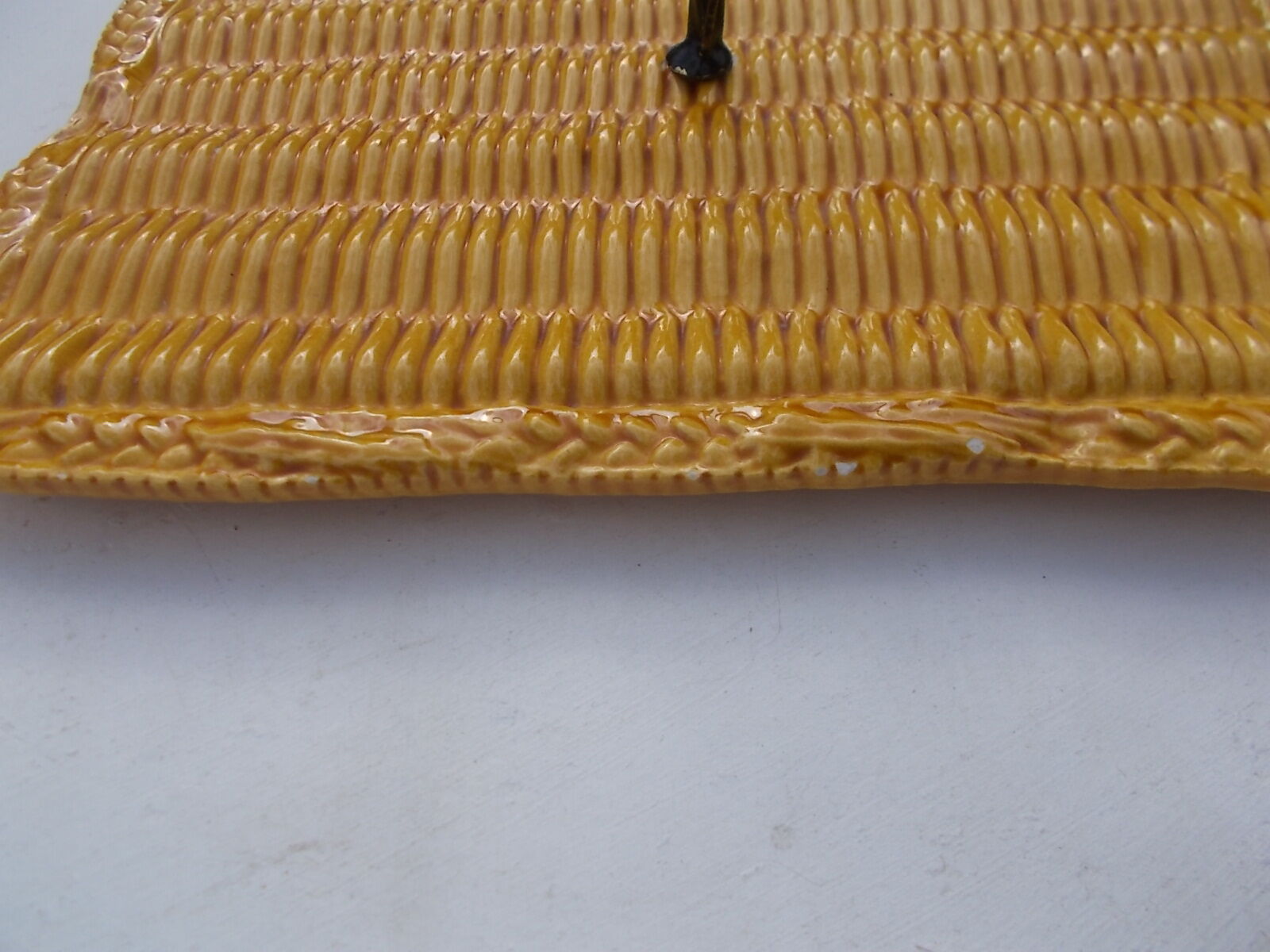 Vallauris cheese platter in slipware