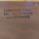 Vintage Scandinavian teak sideboard from the 60s by designer Edvard Valentinsen for Samcom