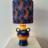Upcycled table lamp made from an original Dümler & Breiden Pop Art vase.