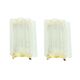 Pair of Mid-Century Ice Glass & Brass Wall Lights - Doria, Germany, 1960s