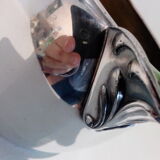 Milk pot creamer silver metal