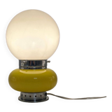 Murano Glass Yellow Table Lamp Mazzega, 60s